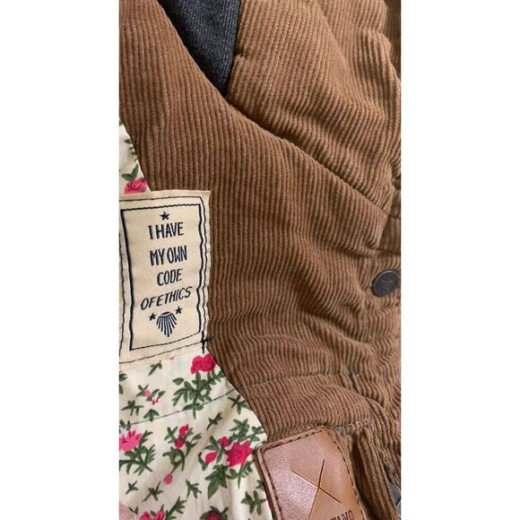 NAKETANO Womens Jacket Coat Size Small Brave Gray Full Zip Drawstring Hooded - Picture 11 of 12